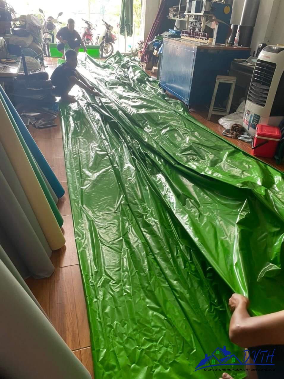 May bạt mái che tại Hậu Giang